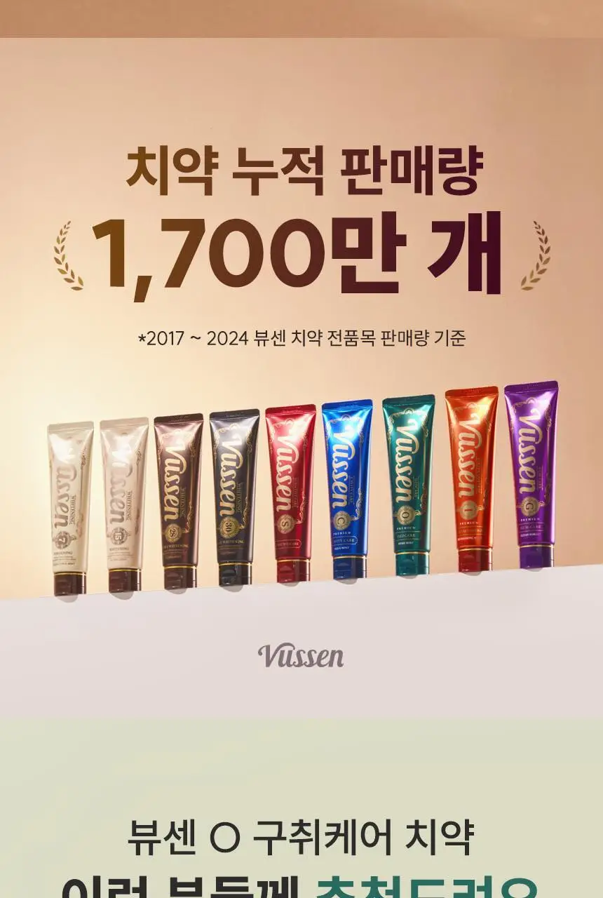 [고불소] 뷰센O 구취케어 치약 120g 상세페이지 2